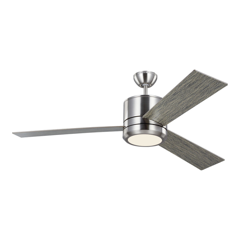 Generation Lighting 3VNMR56BSLGD-V1 56" Ceiling Fan, Brushed Steel