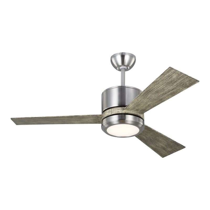 Generation Lighting 3VNR42BSLGD-V1 42"Ceiling Fan, Brushed Steel