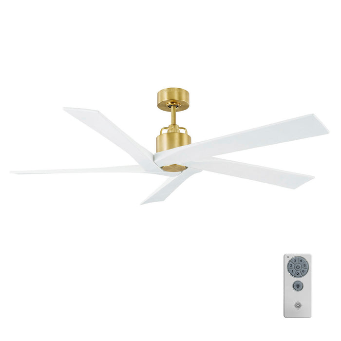 Visual Comfort Fan 5ASPR56BBS 56" Ceiling Fan, Burnished Brass