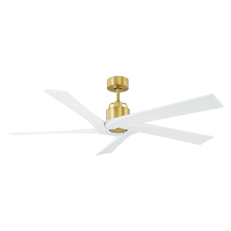 Visual Comfort Fan 5ASPR56BBS 56" Ceiling Fan, Burnished Brass