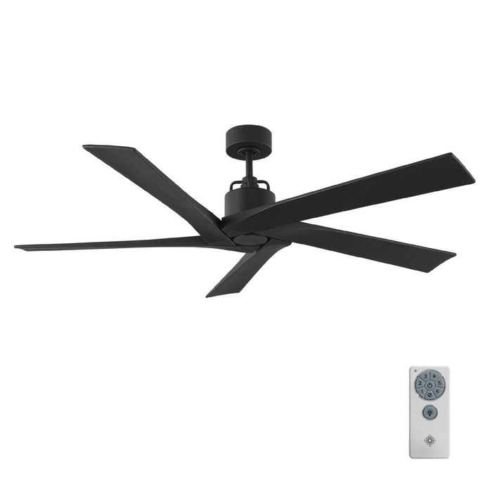 Visual Comfort Fan 5ASPR56MBK 56" Ceiling Fan, Midnight Black