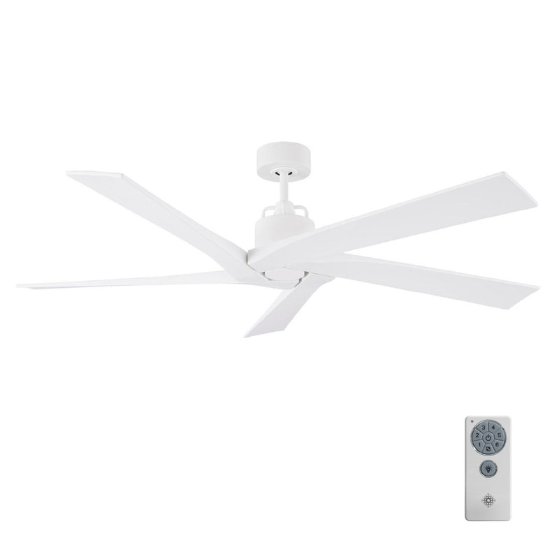 Visual Comfort Fan 5ASPR56RZW 56" Ceiling Fan, Matte White