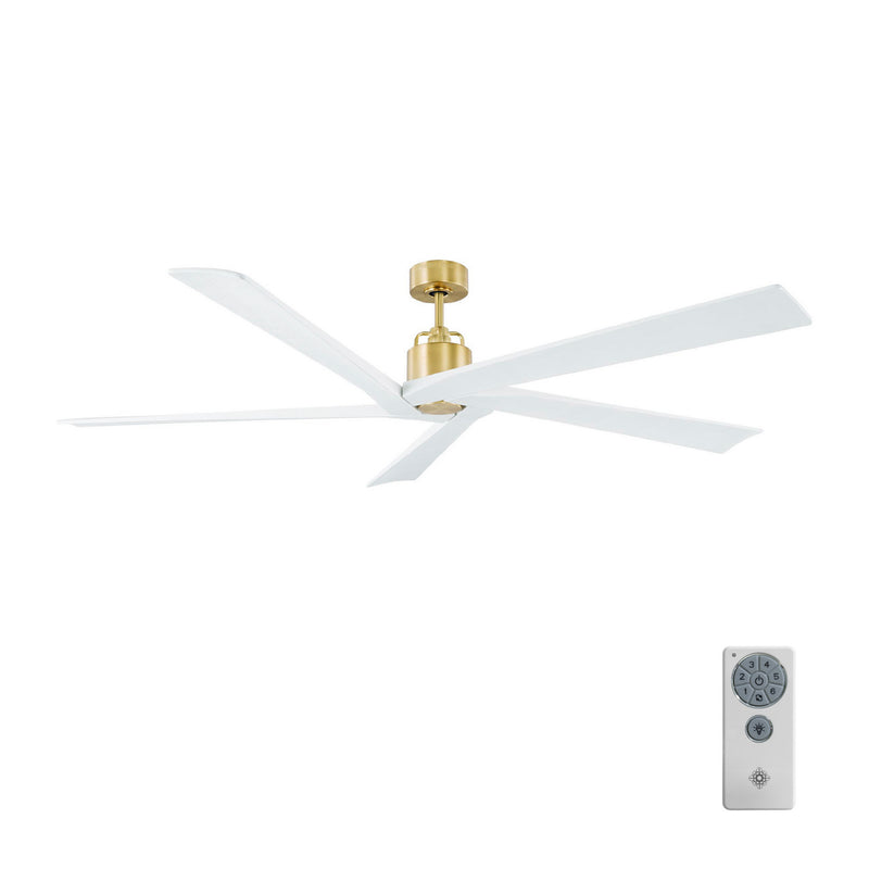 Visual Comfort Fan 5ASPR70BBS 70" Ceiling Fan, Burnished Brass