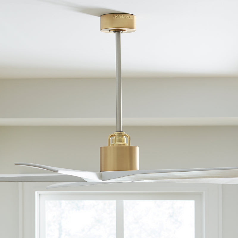 Visual Comfort Fan 5ASPR70BBS 70" Ceiling Fan, Burnished Brass
