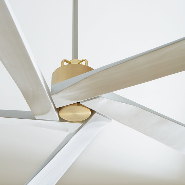 Visual Comfort Fan 5ASPR70BBS 70" Ceiling Fan, Burnished Brass