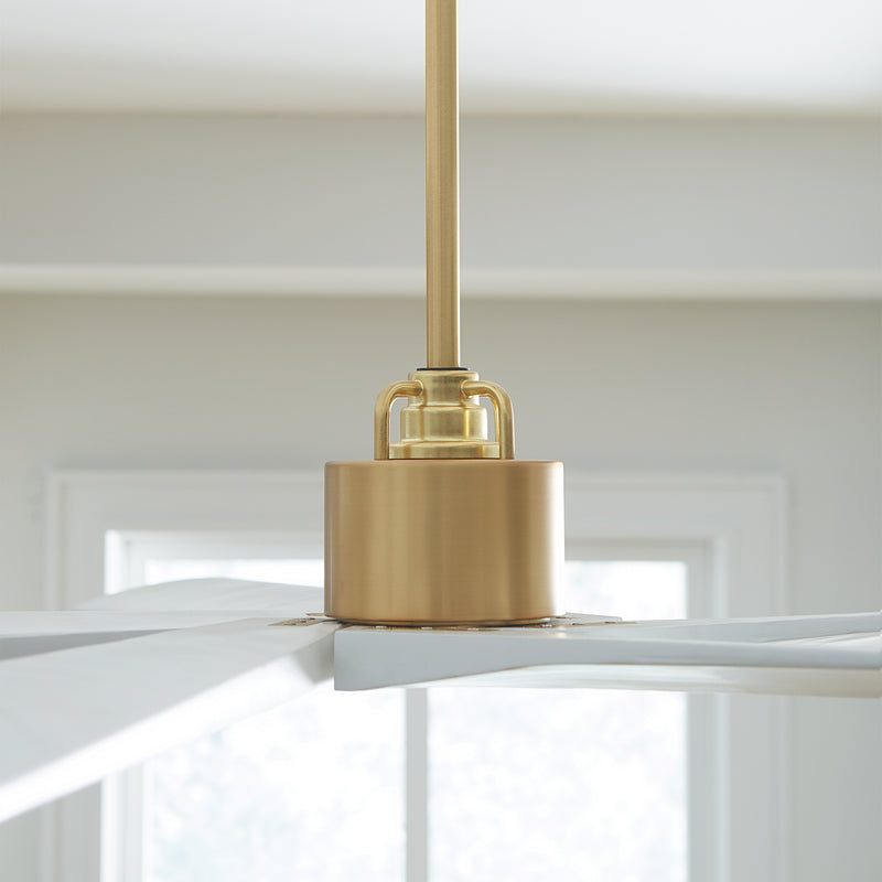 Visual Comfort Fan 5ASPR70BBS 70" Ceiling Fan, Burnished Brass