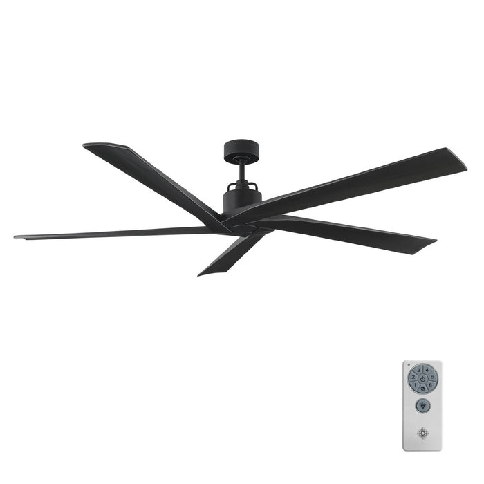 Visual Comfort Fan 5ASPR70MBK 70" Ceiling Fan, Midnight Black