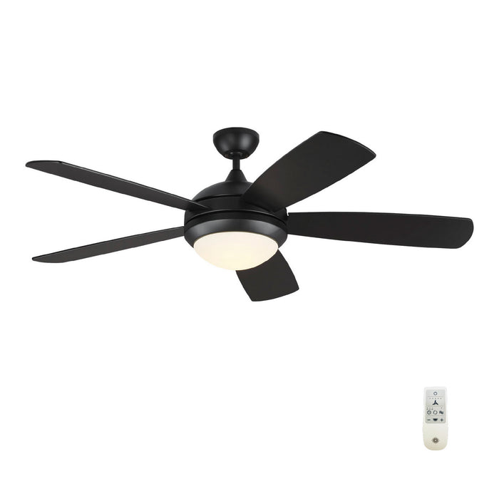 Generation Lighting 5DISM52MBKD 52" Ceiling Fan, Midnight Black