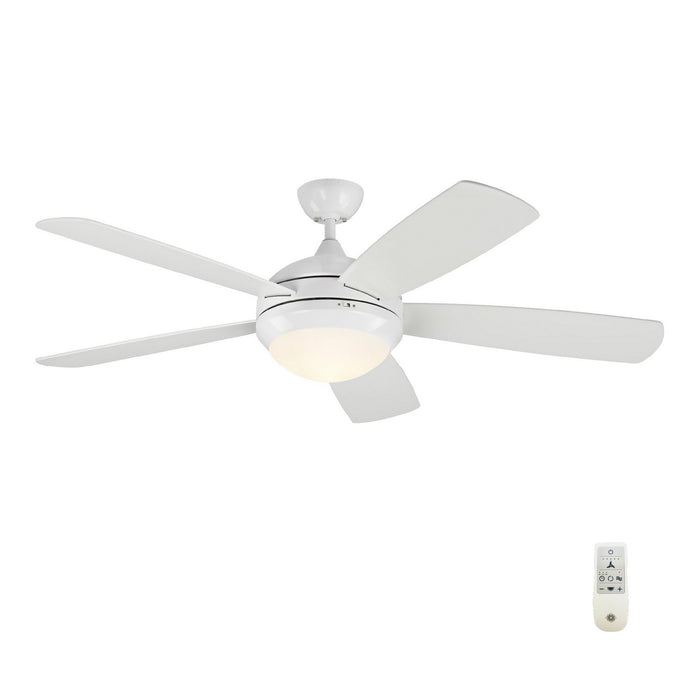 Generation Lighting 5DISM52RZWD 52" Ceiling Fan, Matte White