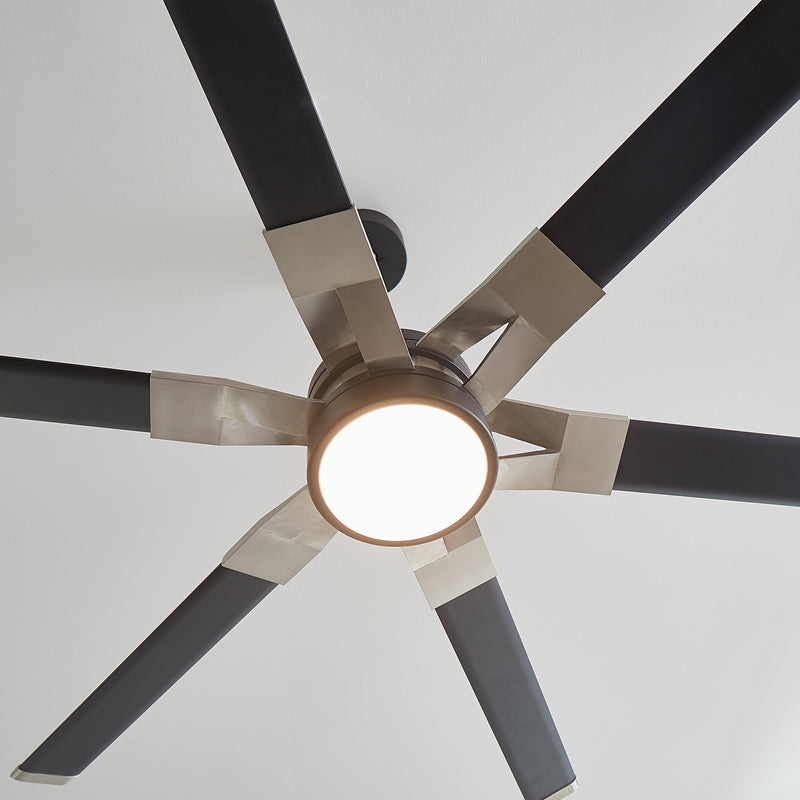 Visual Comfort Fan 6LFR62MBKD 62" Ceiling Fan, Midnight Black