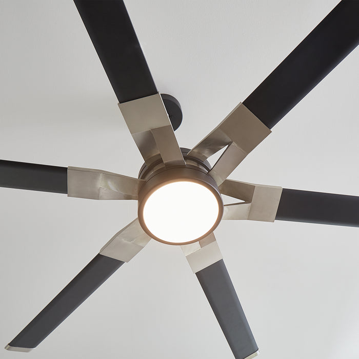 Visual Comfort Fan 6LFR62MBKD 62" Ceiling Fan, Midnight Black