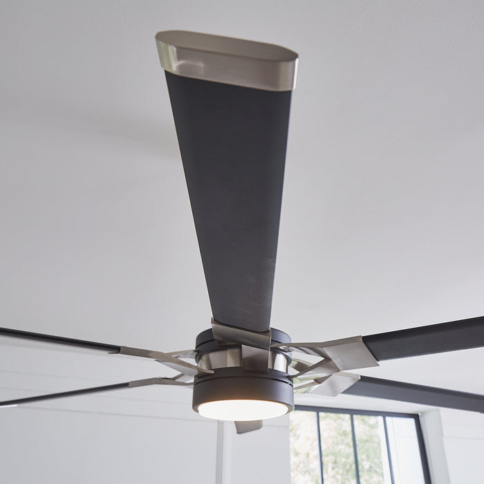 Visual Comfort Fan 6LFR62MBKD 62" Ceiling Fan, Midnight Black
