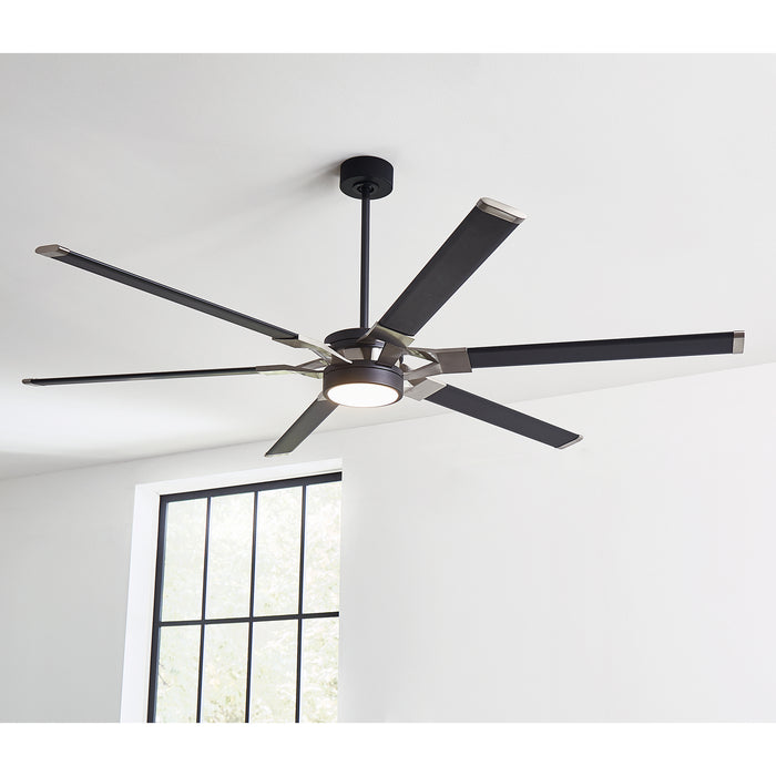 Visual Comfort Fan 6LFR72MBKD 72" Ceiling Fan, Midnight Black