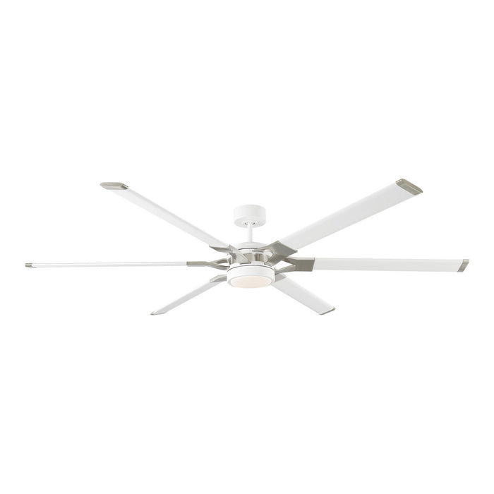 Visual Comfort Fan 6LFR72RZWD 72" Ceiling Fan, Matte White