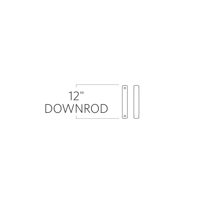 Visual Comfort Fan DR12KOA Downrod, Koa