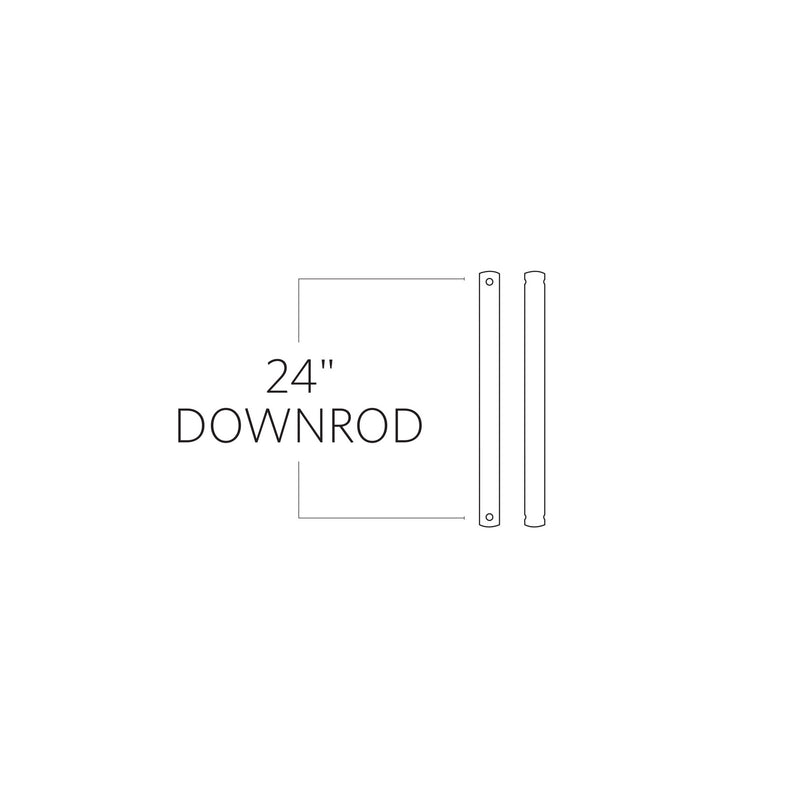 Visual Comfort Fan DR24KOA Downrod, Koa