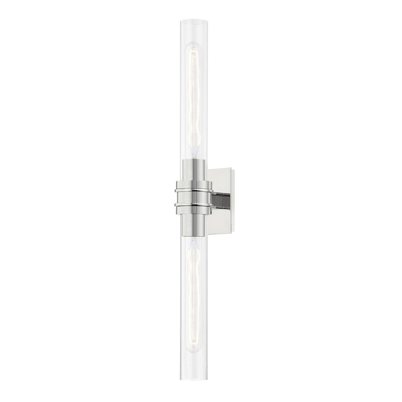 Hudson Valley 1042-PN Two Light Bath Bracket, Polished Nickel