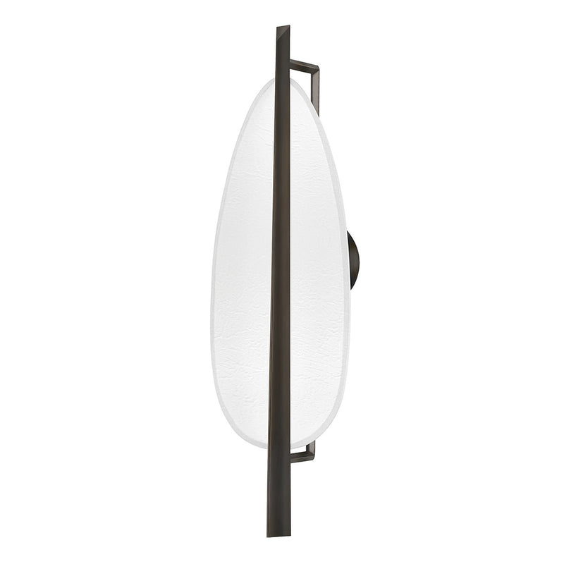 Hudson Valley 1170-BLNK/WP LED Wall Sconce, Black Nickel/White Plaster