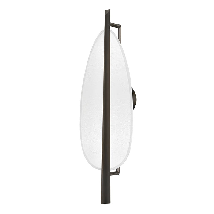 Hudson Valley 1170-BLNK/WP LED Wall Sconce, Black Nickel/White Plaster
