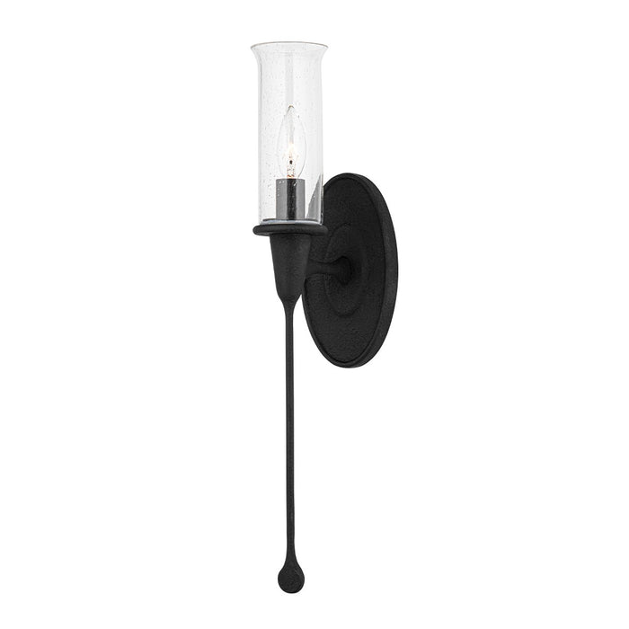 Hudson Valley 4101-BI One Light Wall Sconce, Black Iron
