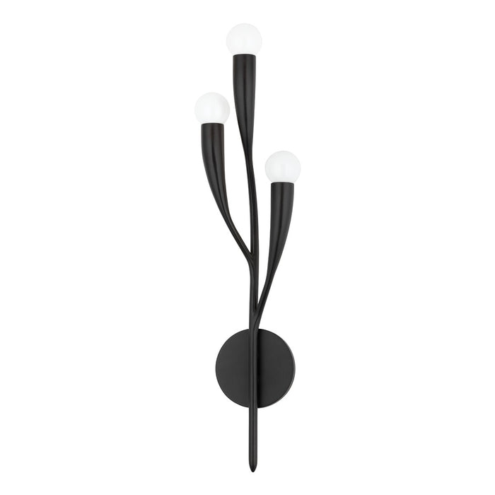 Hudson Valley 9603-AI Three Light Wall Sconce, Aged Iron