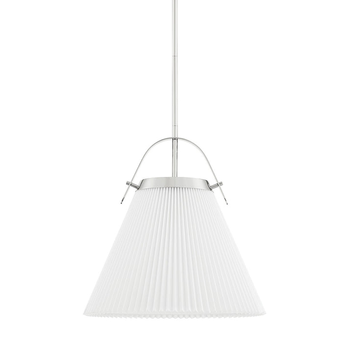 Hudson Valley 9616-PN One Light Pendant, Polished Nickel