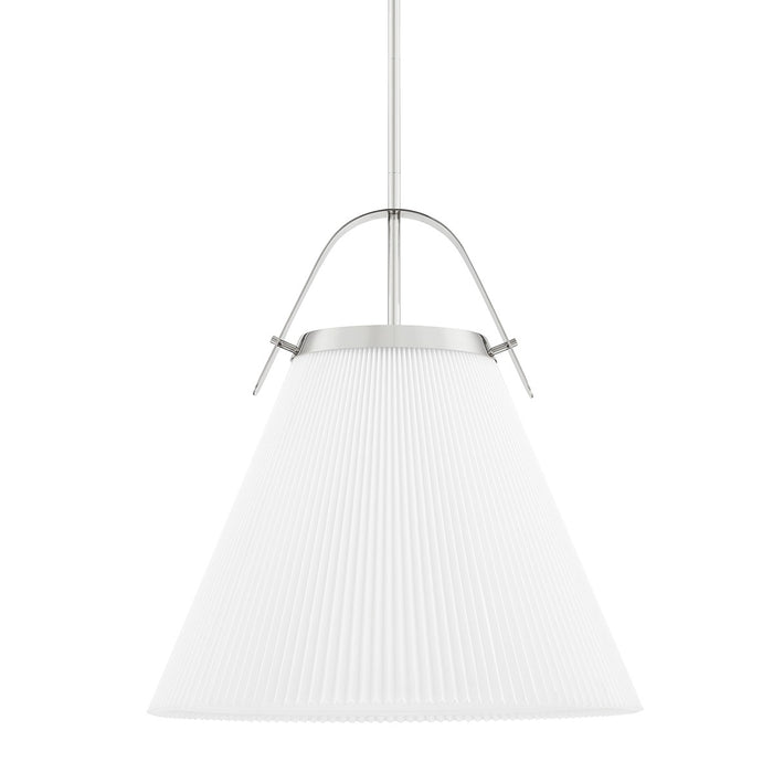 Hudson Valley 9624-PN One Light Pendant, Polished Nickel