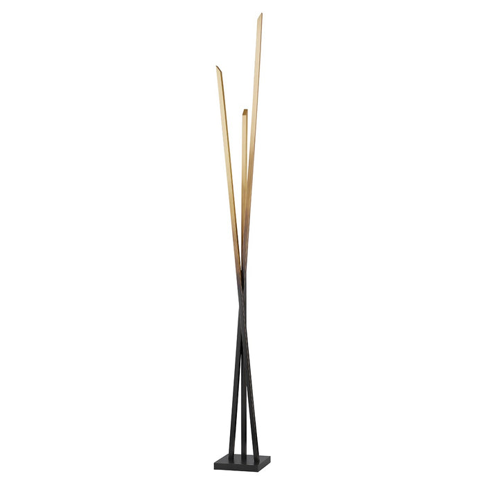 Hudson Valley L5119-GB LED Floor Lamp, Gradient Brass