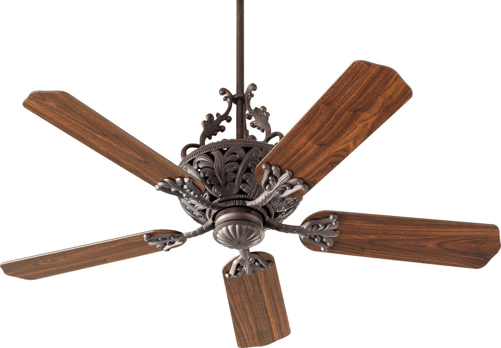 Quorum 85525-44 52" Ceiling Fan, Toasted Sienna