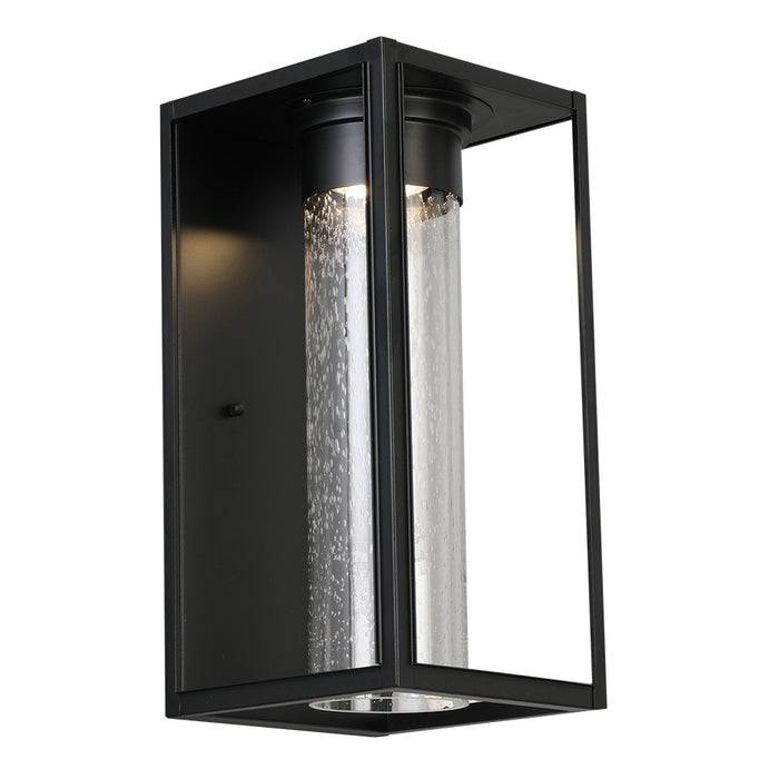 Eglo USA 204705A LED Outdoor Wall Mount, Matte Black