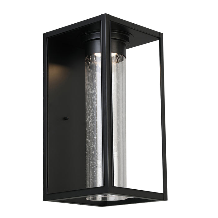 Eglo USA 204706A LED Outdoor Wall Mount, Matte Black