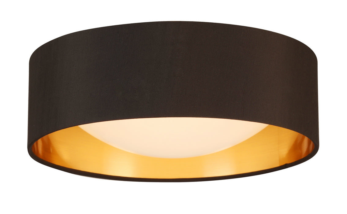 Eglo USA 204717A LED Ceiling Mount, Black/Gold