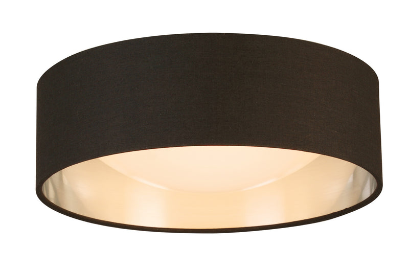 Eglo USA 204718A LED Ceiling Mount, Black/Brushed Nickel