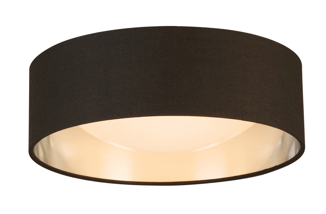 Eglo USA 204718A LED Ceiling Mount, Black/Brushed Nickel