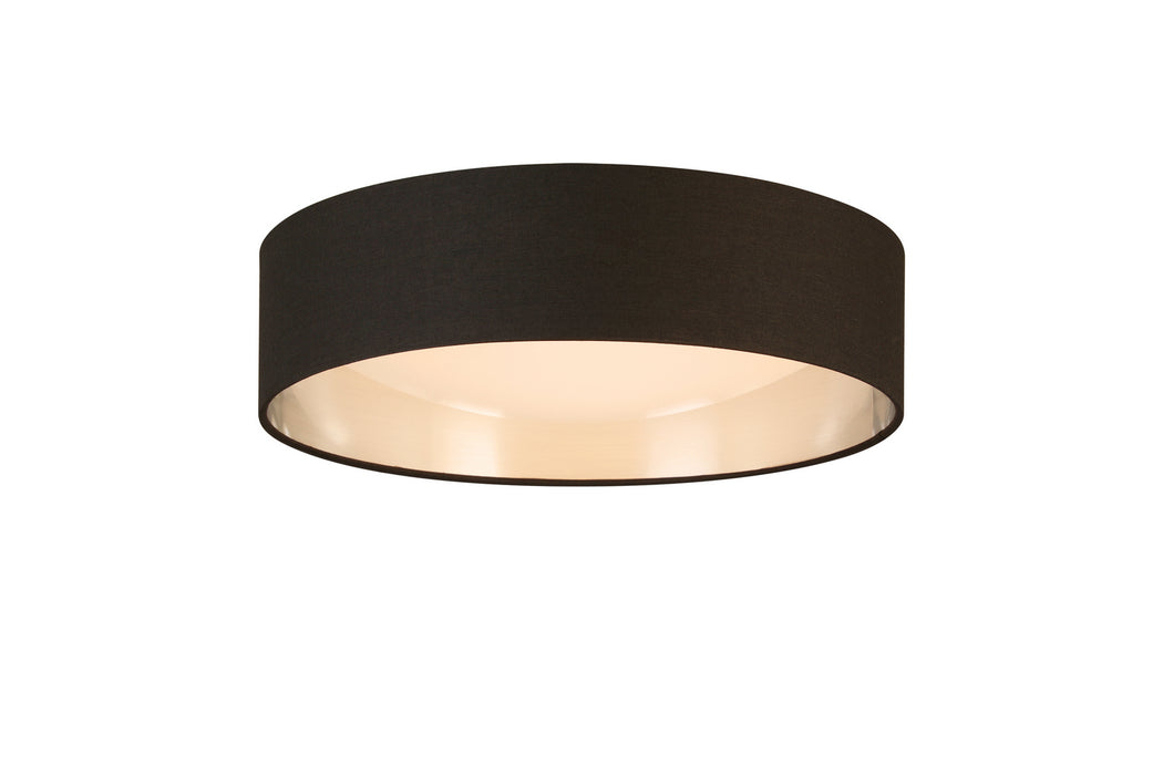 Eglo USA 204722A LED Ceiling Mount, Black/Brushed Nickel