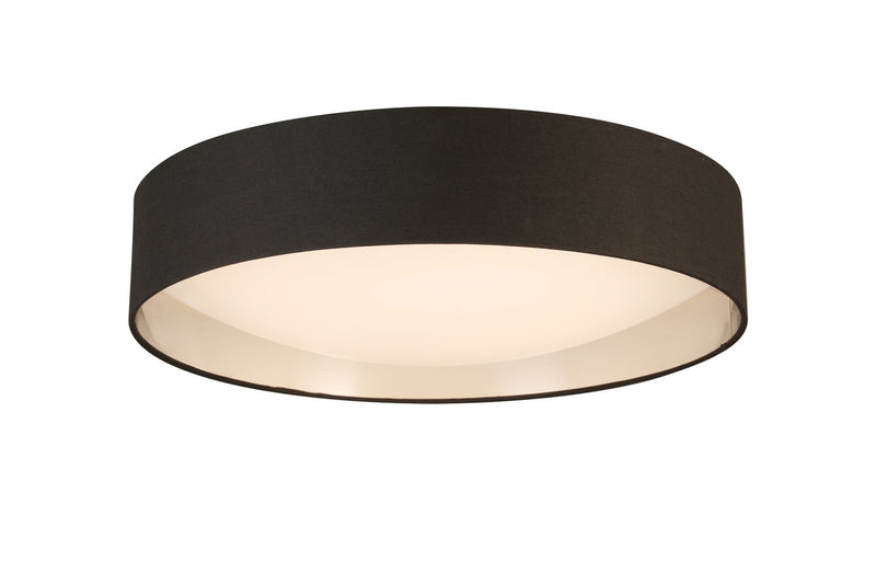 Eglo USA 204725A LED Ceiling Mount, Black/Brushed Nickel