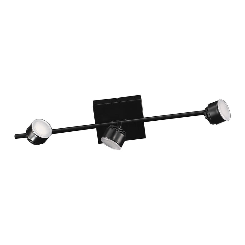 Eglo USA 204761A LED Fixed Track Light, Black