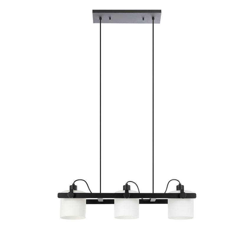 Eglo USA 204941A Three Light Pendant, Black