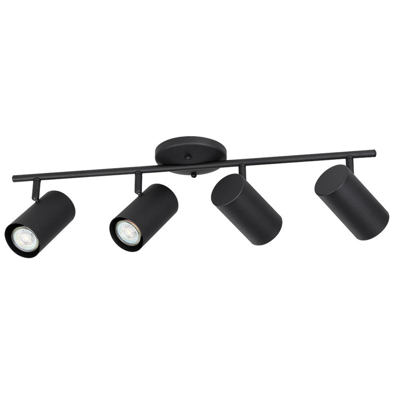 Eglo USA 205134A LED Fixed Track Light, Structured Black
