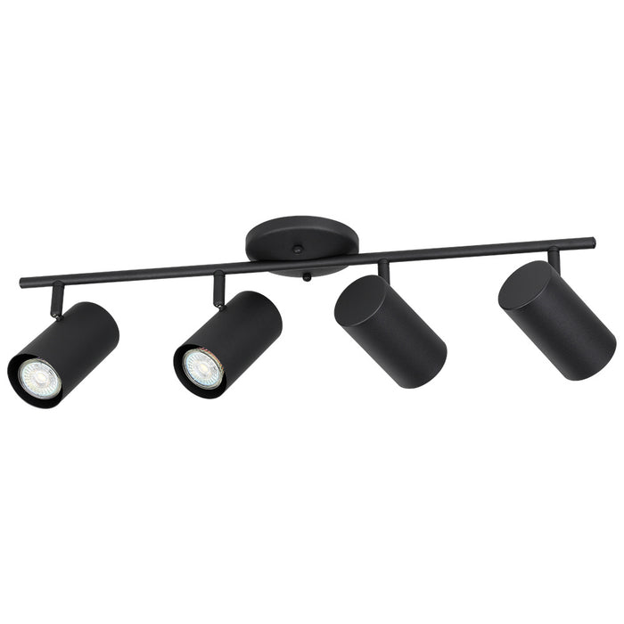 Eglo USA 205134A LED Fixed Track Light, Structured Black