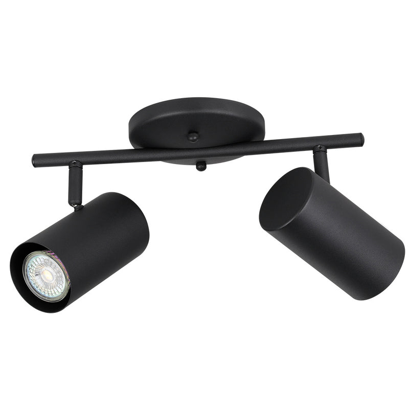 Eglo USA 205135A LED Fixed Track Light, Structured Black
