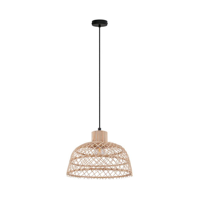 Eglo USA 43285A One Light Pendant, Black