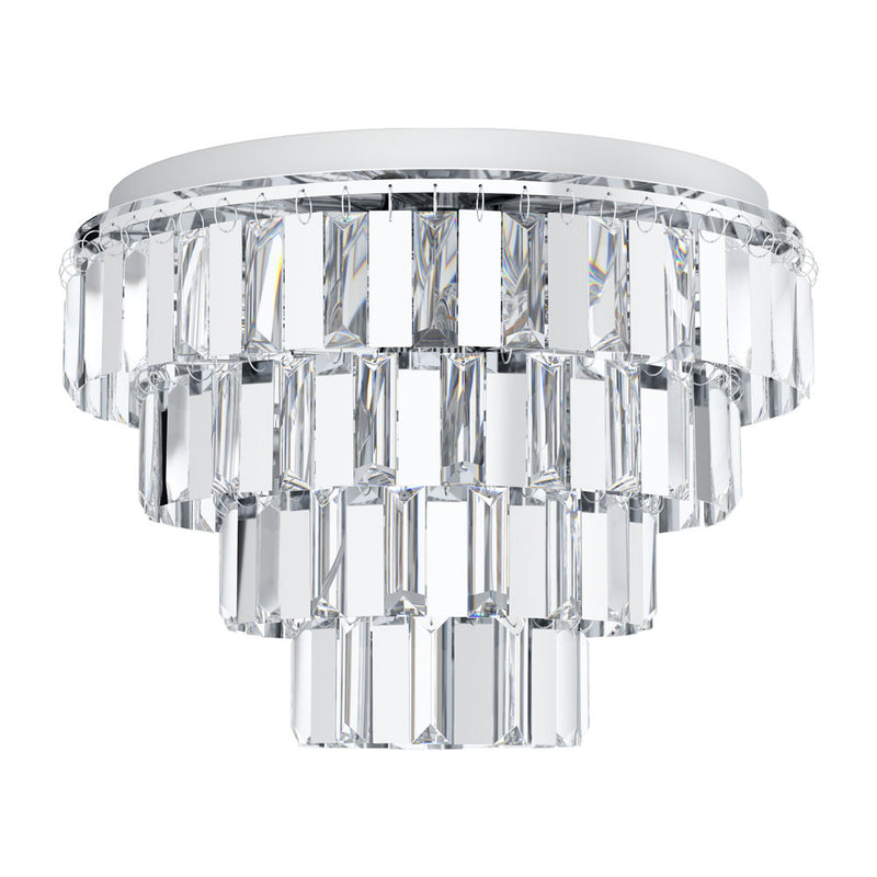 Eglo USA 99093A Seven Light Chandelier, Chrome