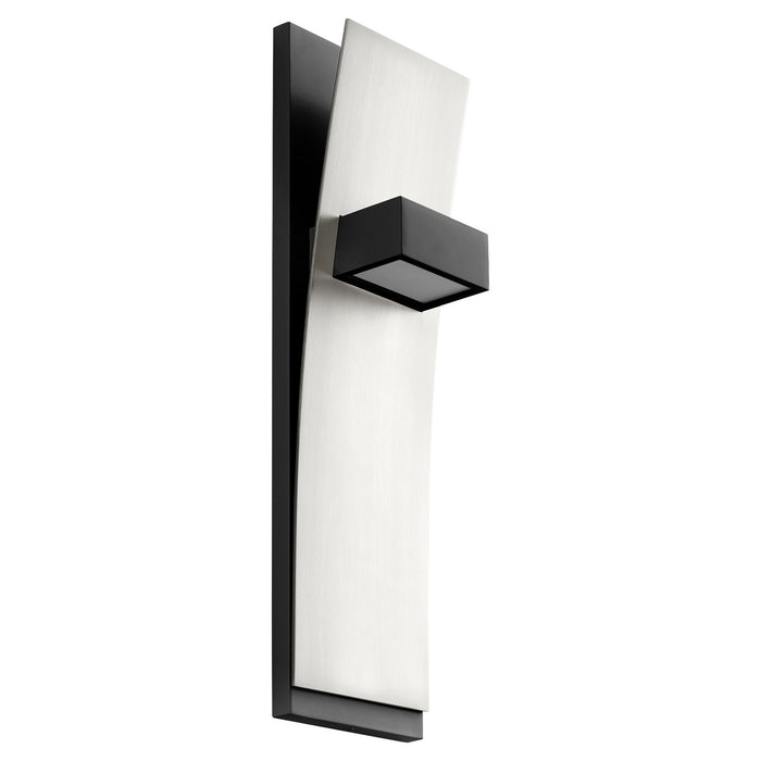 Oxygen 3-400-1524 LED Wall Sconce, Black/Satin Nickel