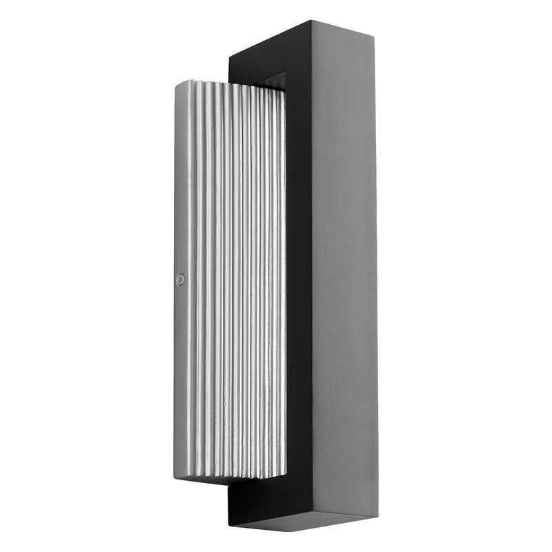 Quorum 3-761-15 LED Outdoor Wall Sconce, Black