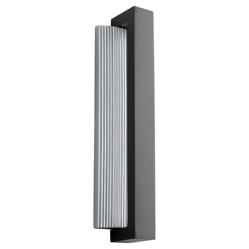 Quorum 3-763-15 LED Outdoor Wall Sconce, Black