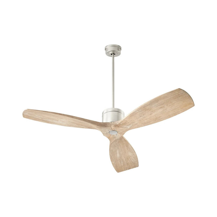 Quorum 30643-65 64" Ceiling Fan, Satin Nickel