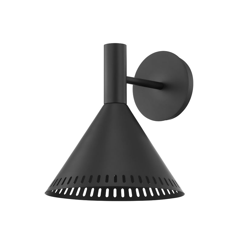 Troy Lighting B7661-SBK One Light Wall Sconce, Soft Black