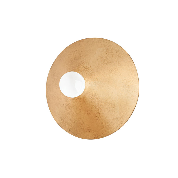 Troy Lighting B7841-VGL One Light Wall Sconce, Vintage Gold Leaf