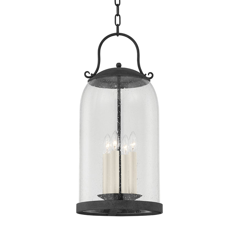 Troy Lighting F5186-FRN Four Light Pendant, French Iron